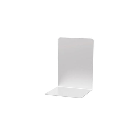 MAUL - Fermalibri in alluminio 16x15x21cm set 2 argento | 6 pezzi