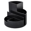 MAUL - Pencil case roundbox Blue Engel recycled 6 compartments black
