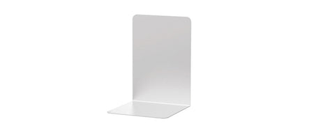 MAUL - Sujetalibros aluminio 12x12x17,5 cm set 2 plata