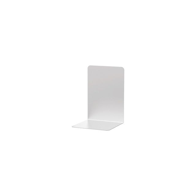 MAUL - Boekensteun aluminium 12x12x17.5cm set 2 zilver