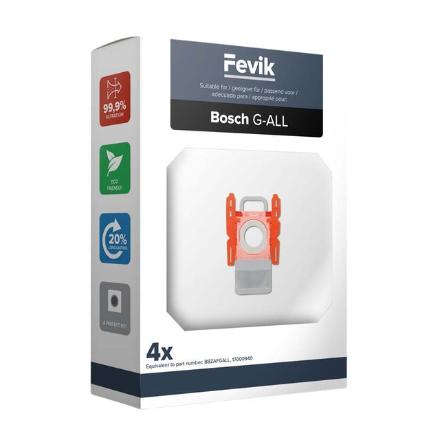 Cleaninq - Staubsaugerbeutel Bosch / Siemens G-All 3-D Pro 4 Stück