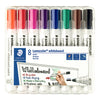 Staedtler - Pennarello per lavagna bianca Lumocolor 351 set da 8 pezzi assortiti