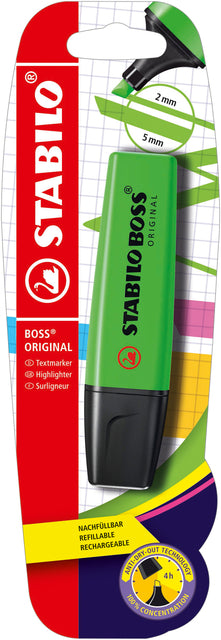 STABILO - Markeerstift Boss Original groen | 10 stuks