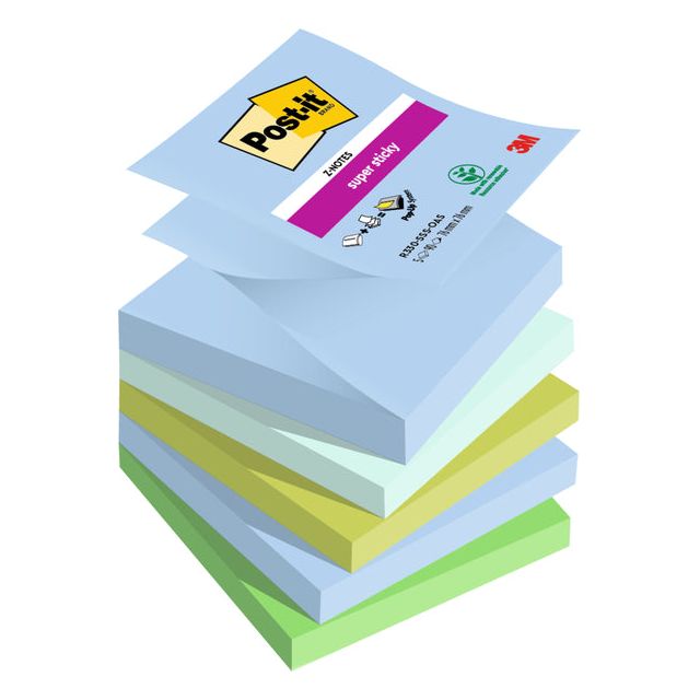 Post-it-MemoBlok 3m Post-It Z-Notes R330-5SS-OAS | Sich ein 5 -Stück schnappen