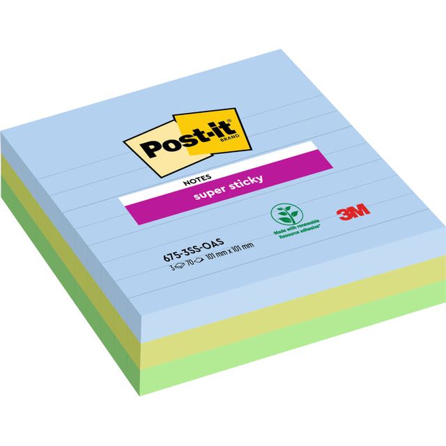 Post-it-Memolok 3M Post-it 675-3SS-OAS | Prendre un 3 morceau