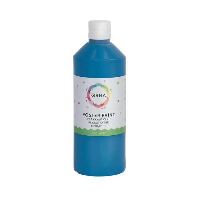 Qrea - Pintura para carteles azul 500ml