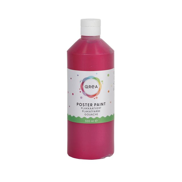 Qrea - Poster paint cyclamen 500ml