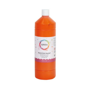 Qrea -  Plakkaatverf oranje 1000ml