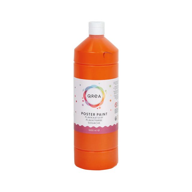 Qrea - Gipsfarbe Orange 1000ml | 6 Stücke