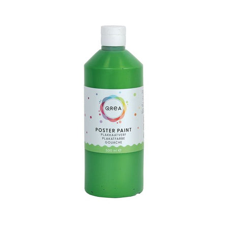 Qrea - Gouache mittelgrün 500ml | 6 Stück