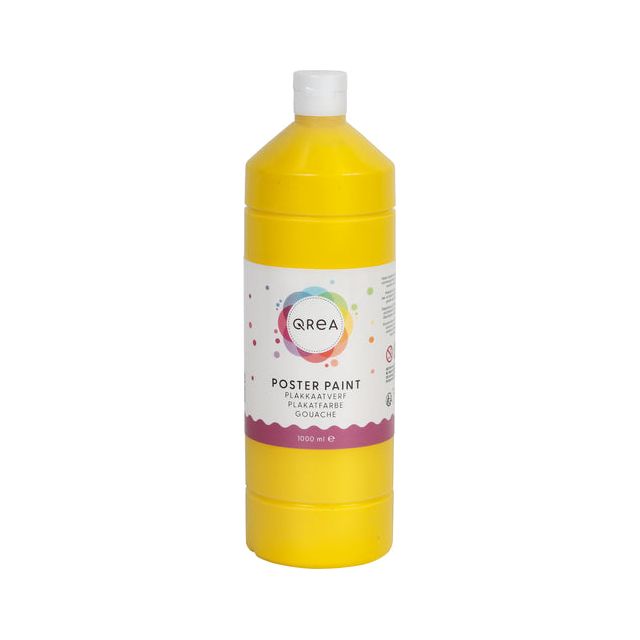 Qrea - peinture ordinaire jaune 1000 ml