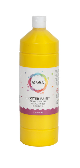 Qrea - Guazzo giallo 1000ml | 6 pezzi
