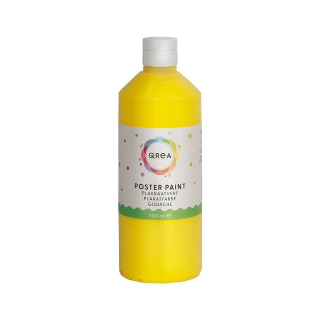 Qrea - peinture ordinaire jaune 500 ml