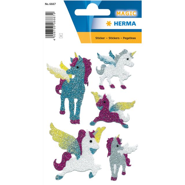 HERMA -  Magic sticker eenhoorn