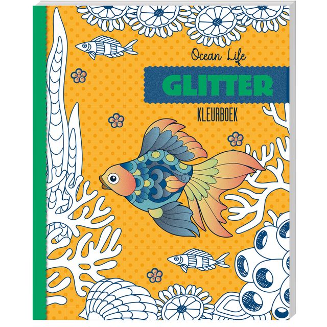Interstat - Livre de coloriage Glitter Ocean Life