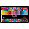 Stabilo - Pennarello Pen 68 Arty latta media assortita da 66 pezzi