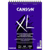 Canson - Papel Técnica Mixta XL Fluido Técnica Mixta 30 hojas 250gr A4 extra blanco | 5 piezas