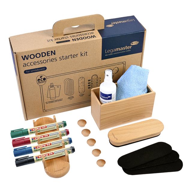 Legamaster - WOODEN terkit voor whiteboards, doos