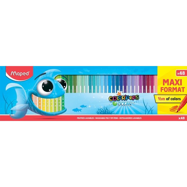 Maped - Color marker Color'Peps Ocean box of 48 colors