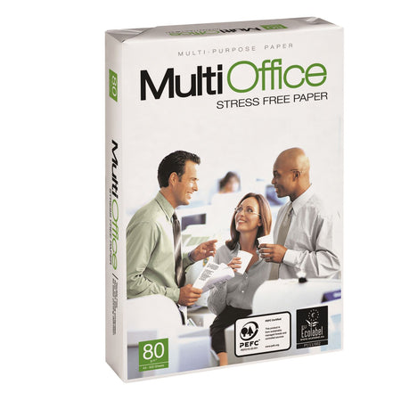 MultiOffice -  Kopieerpapier  a4 80gr wit | 5 stuks