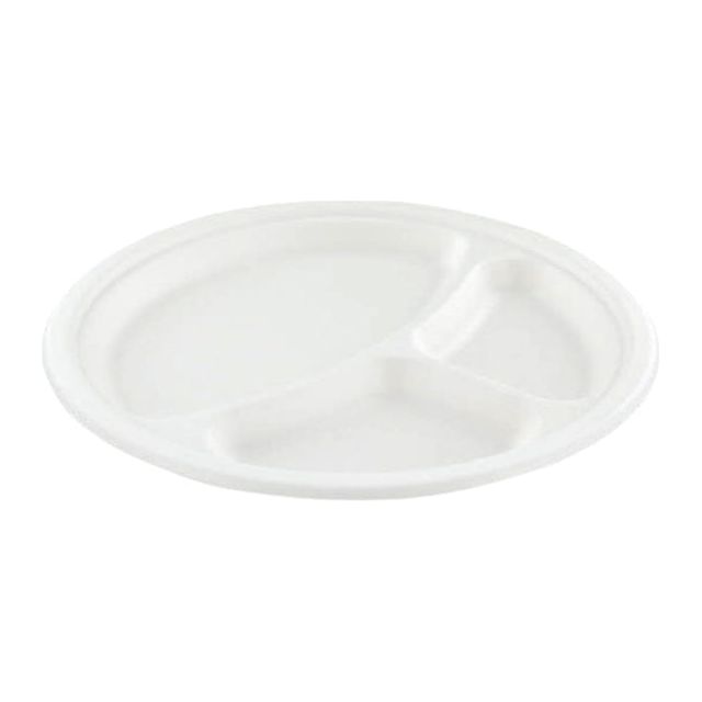 Izzy Horeca et Cate - Assiette Izzy 260 mm 3V Cane de sucre PFAS-White sans Saisir un 50 morceau