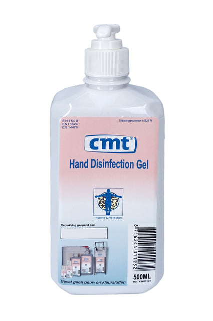 CMT - Hand Desinfektion CMT -Systemflasche mit Pumpe 500 ml | Oompoot einer 12 Flasche x 500 Milliliter