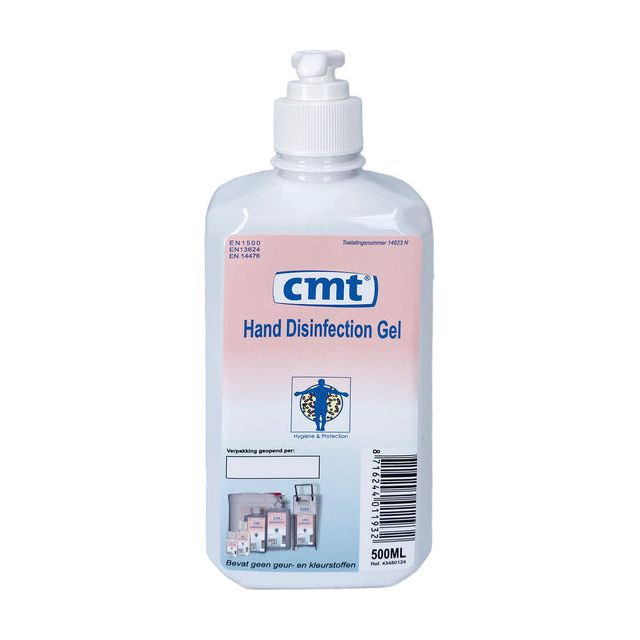 CMT - Hand Desinfektion CMT -Systemflasche mit Pumpe 500 ml | 12 Stücke