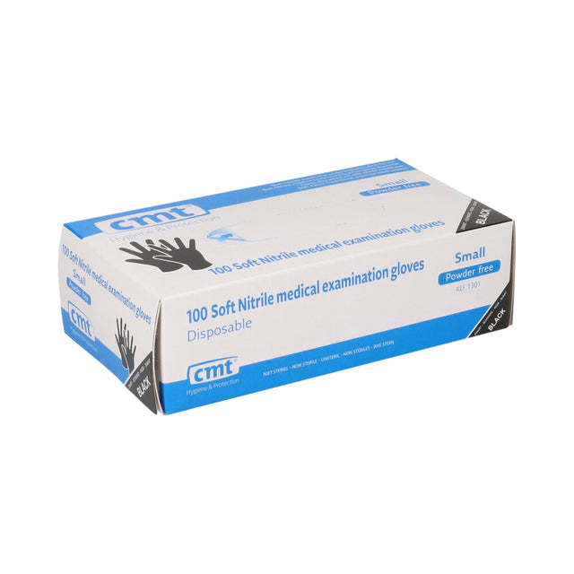 CMT - GLANT CMT S Soft Nitrile Black | 10 morceaux