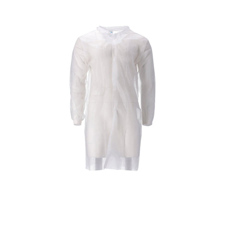 CMT -  Bezoekersjas  m non-woven drukknopen 104cm wt