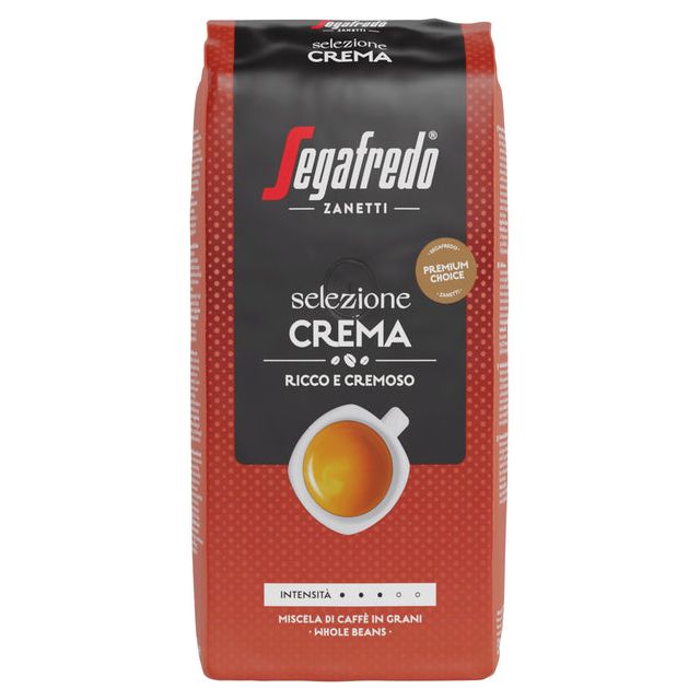 Segafredo - Coffee Crema Beans 1000gr | Sac à 1000 grammes