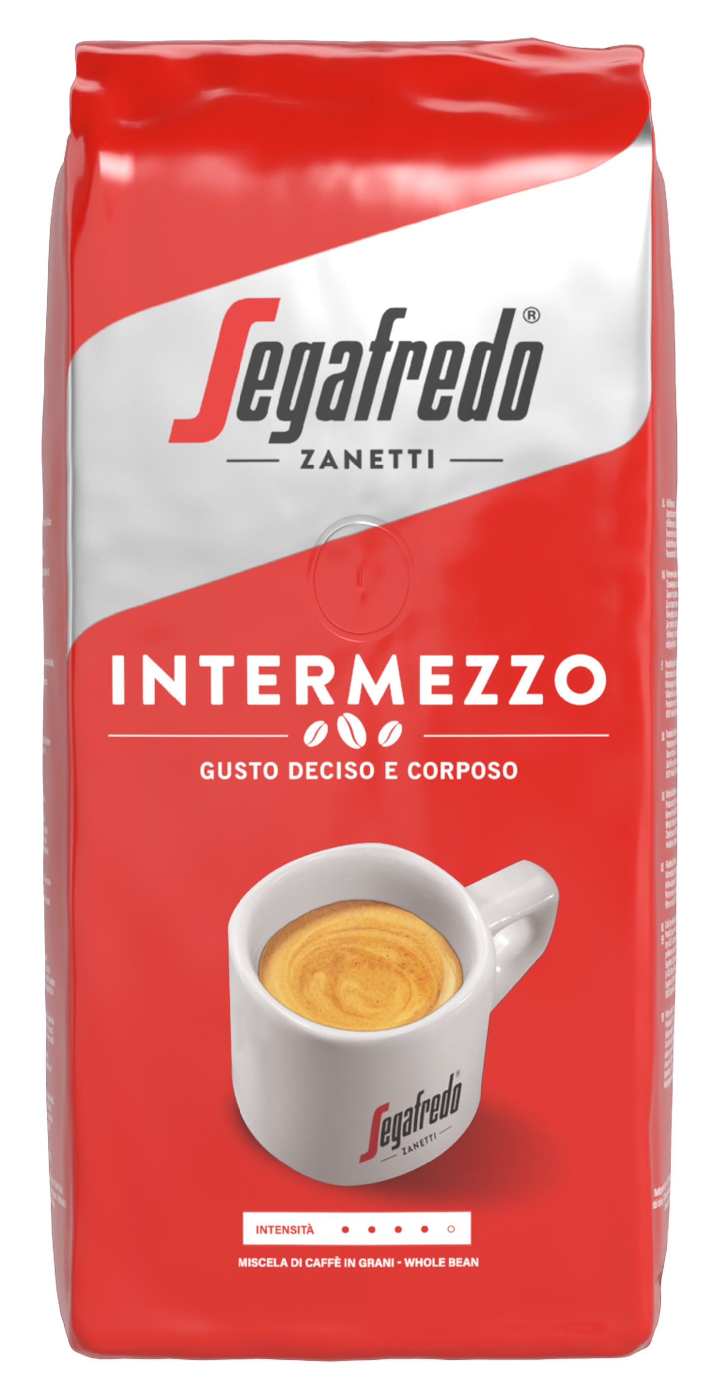 Segafredo - Café en grains Intermezzo 1000gr | 8 pièces