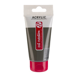 Talens Art Creation - Peinture acrylique Art Creation 410 terre d'ombre verdâtre tube de 75ml | 3 pièces