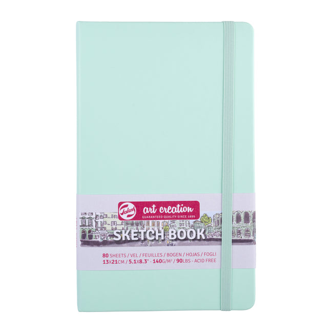 Talens Art Creation - Cuaderno de bocetos Art Creation 80 hojas blancas 140gr 130x210mm menta fresca