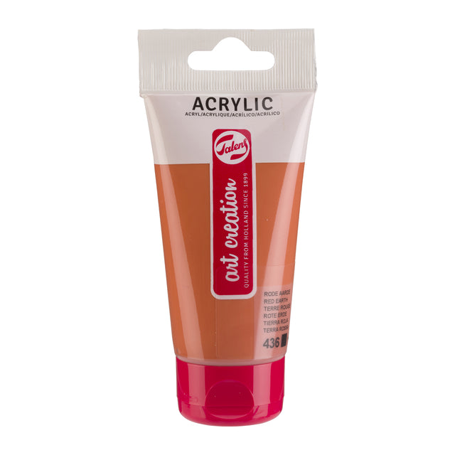 Talens Art Creation - Pintura acrílica Art Creation 436 tierra roja tubo de 75ml