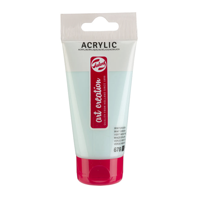 Talens Art Creation - Acrylic paint Art Creation 678 mint green tube of 75ml