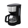 Inventum -  Koffiezeparaat  1.25liter zwart met rvs