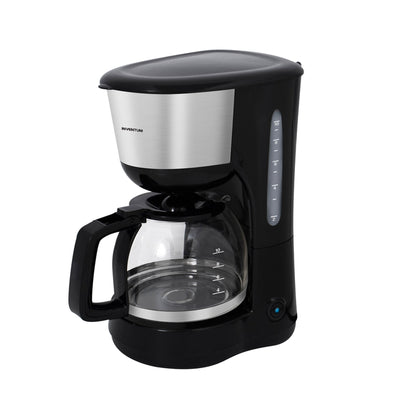 Inventum -  Koffiezeparaat  1.25liter zwart met rvs