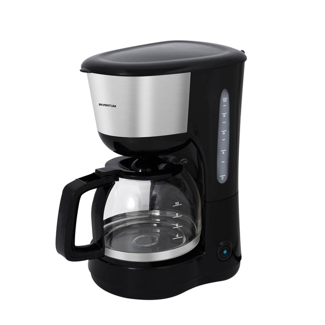 Inventum -  Koffiezeparaat  1.25liter zwart met rvs