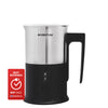 Inventum - Espumador de leche 240ml negro con acero inoxidable