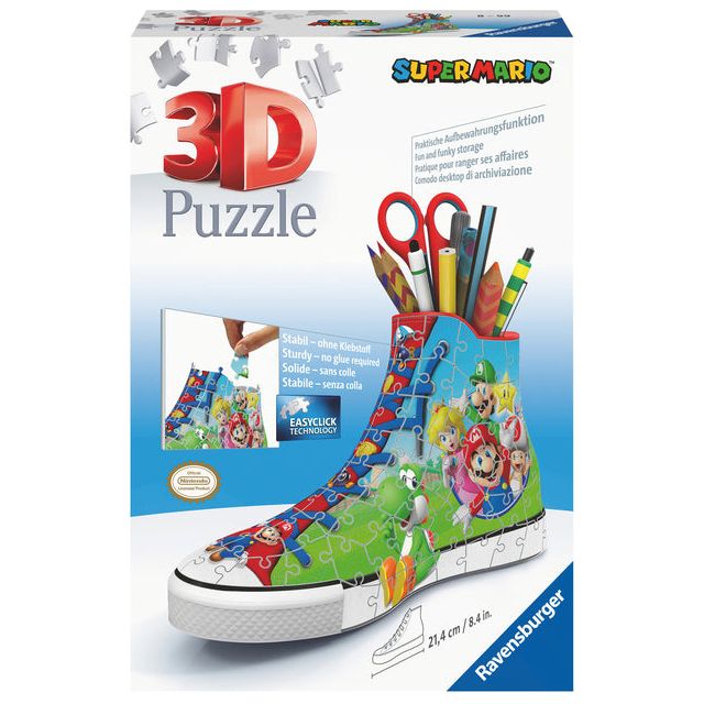 Ravensburger - 3D puzzel Sneaker Mario 54 stuks