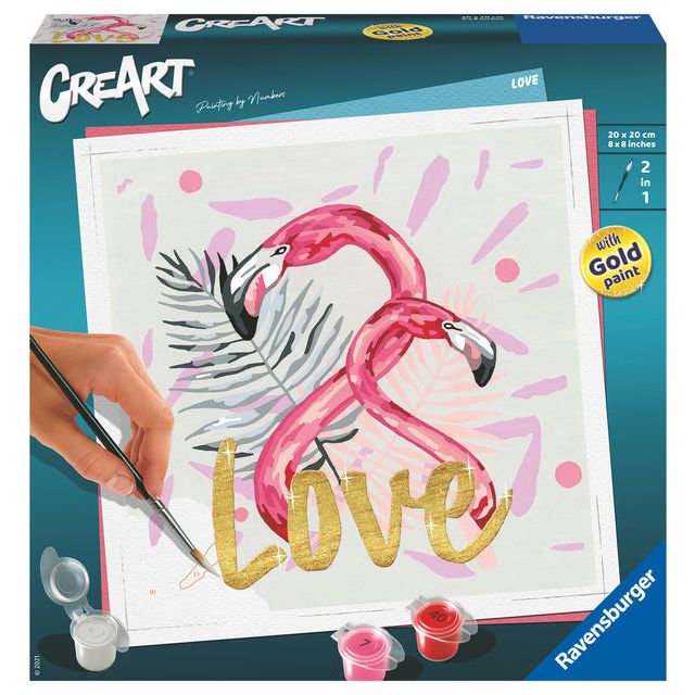 Ravensburger - Schilderen op nummers creart love