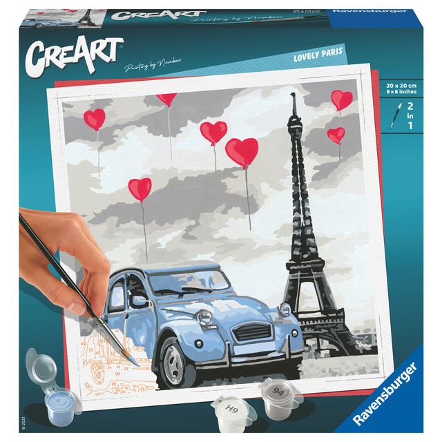 Ravensburger - Gemälde über Songs Creart Paris | 1 Box