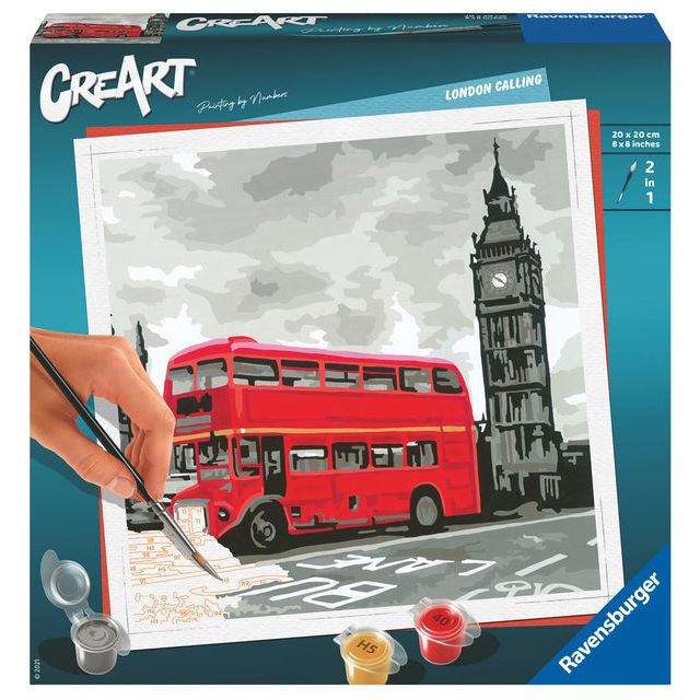 Ravensburger - Peinture sur des chansons Creart London | 1 boîte