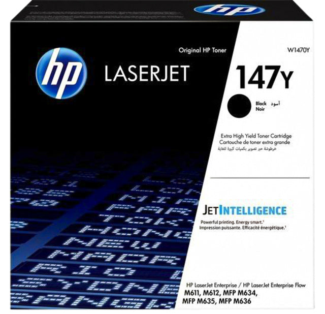 HP -  147Y originele extra high-capacity zwarte LaserJet tonercartridge