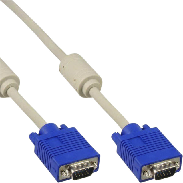 Inline - Cable Inline S VGA 15HD M -M 2 mètres beige et bleu | 1 pièce