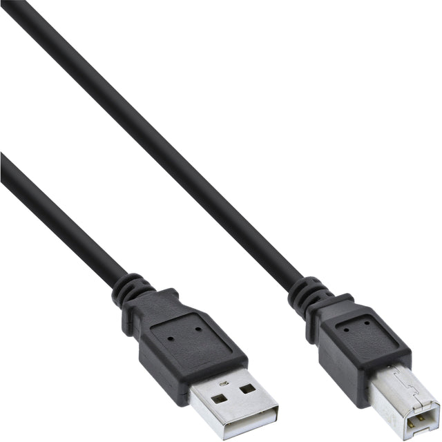 En ligne - câble en ligne USB 2.0 A -B 3 mètres noir | 1 pièce