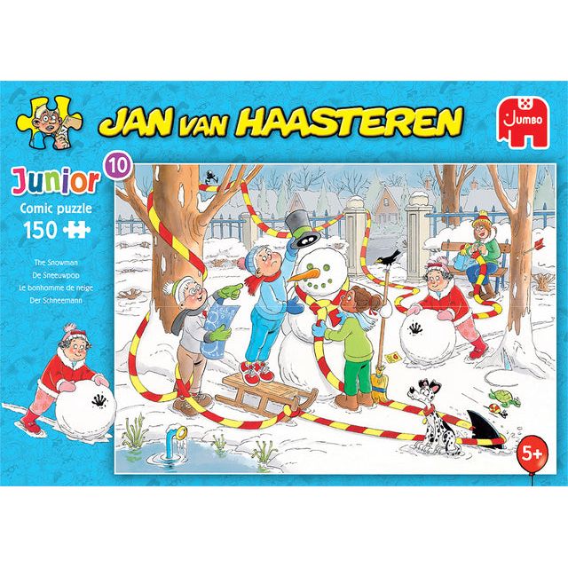 Jan van Haasteren - Puzzel jvh junior 10 de sneeuwpop 150st