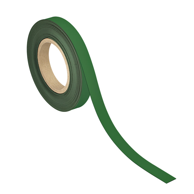 Maul -  Magneetband  schrijfbaar 10mx20mmx1mm groen