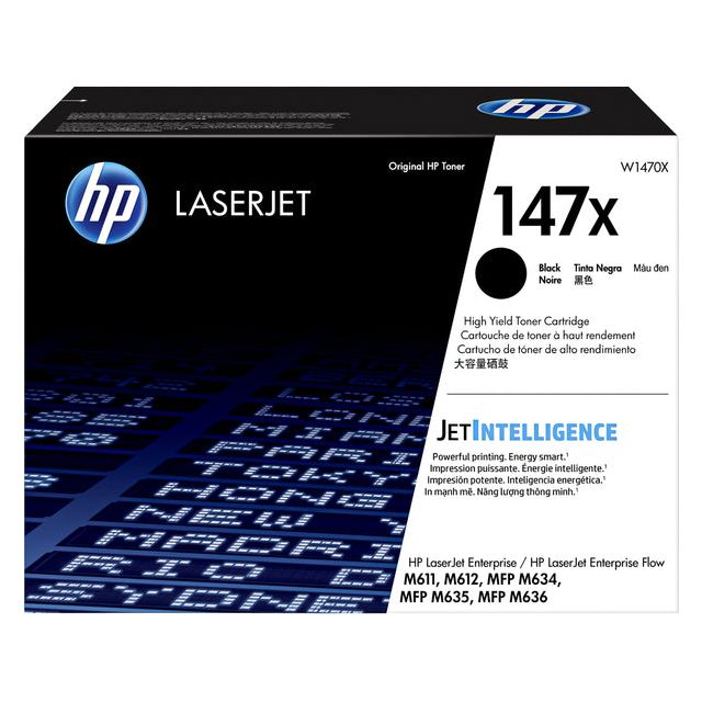 HP - Tonercartridge 147X W1470X zwart