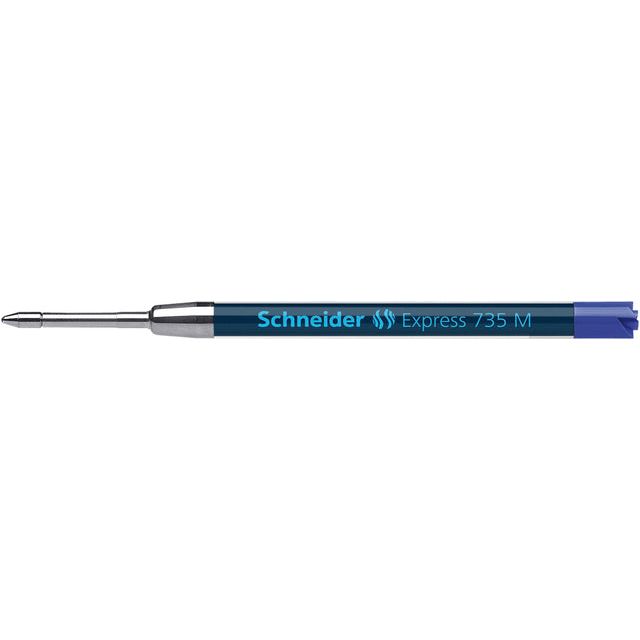 Schneider - Ballpin remplissant 735 Express M Blue | Boîte extérieure une pièce de 10